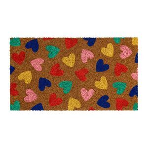 FELPUDO CORAZONES DE COLOR