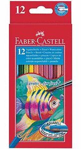 LAPIZ FABER ACUARELA C/12 SURT C/CARTON