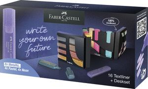 SET ESCRITORIO 16 MARCADORES TEXTLINER 46 DESPLEGA