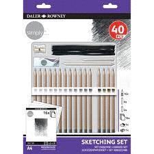 SET DE ESBOZO SYMPLI 40 PIEZAS