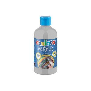 PINTURA ACRILICA CARIOCA 250 ML PLATA