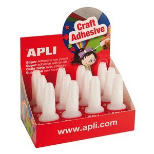 SUPER ADHESIVO INSTANTANEO 10 G CON PINCEL APLICAD
