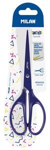 TIJERA MILAN OFICINA 17 CM ACID AZUL BLISTER