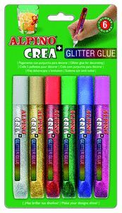 BLISTER ALPINO GLITTER CLASSIC 6 UDS