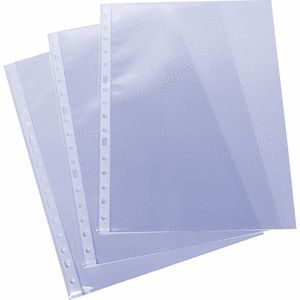 FUNDA FOLIO PP LISO GALGA EXTRA 16 TALADROS 80 MIC