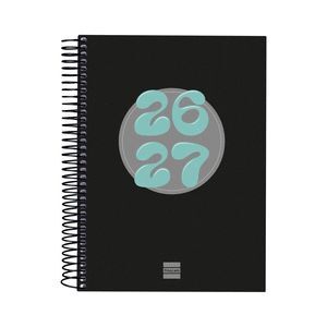 AGENDA ESCOLAR COOL CUARTO DP 26-27 NEGRO