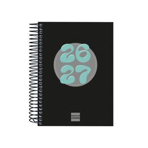 AGENDA ESCOLAR COOL OCTAVO DP 26-27 NEGRO