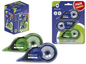 CORRECTOR CINTA BISMARK 12M PACK AHORRO 3 UDS