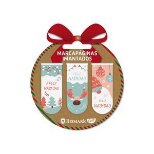 SET 3 MARCAPAGINAS IMANTADOS NAVIDAD
