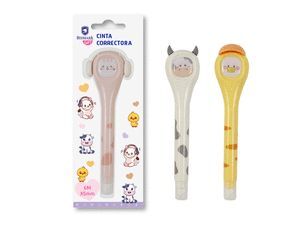 EXPOSITOR 12 CINTA CORRECTORA KAWAII 5MM 6 METROS