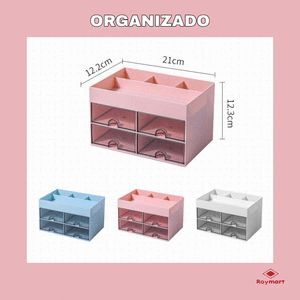 ORGANIZADOR SOBREMESA HORIZONTAL 4 CAJONES SURTIDO