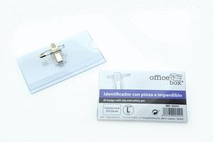 IDENTIFICADOR CON PINZA E IMPERDIBLE TAMAÑO L