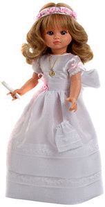 MUÑECA COMUNION 40CM FANY 4607V HABLADORA CON VELA
