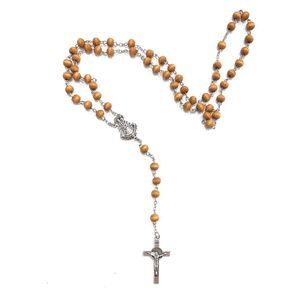 ROSARIO MADERA VIRGEN DEL ROCIO Y CRUZ SAN BENITO