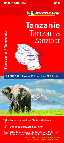 MAPA NATIONAL TANZANIA-ZANZÍBAR