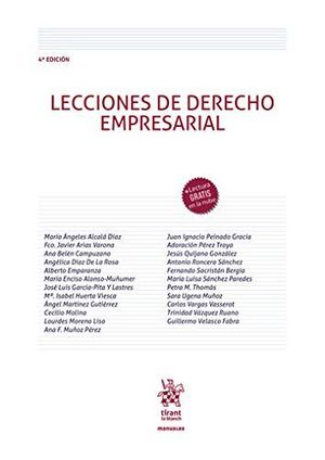 LECCIONES DE DERECHO EMPRESARIAL 4ª EDICIÓN 2020