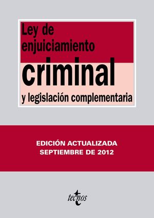 (12) LEY DE ENJUICIAMIENTO CRIMINAL