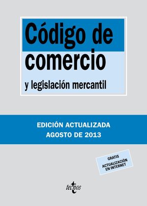 CÓDIGO DE COMERCIO AGOSTO 2013