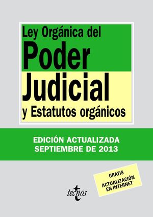 LEY ORGÁNICA DEL PODER JUDICIAL SEPT 2013