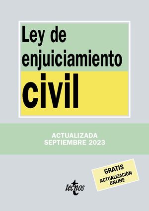 LEY DE ENJUICIAMIENTO CIVIL (SEPT. 2023)