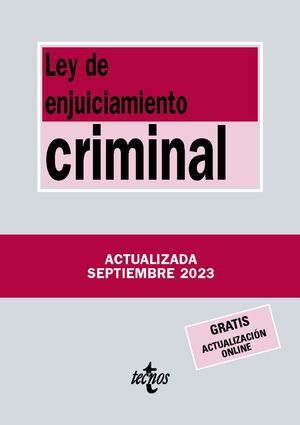 LEY DE ENJUICIAMIENTO CRIMINAL (SEPT. 2023)