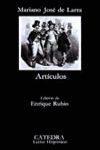 ARTÍCULOS (Larra) Cátedra