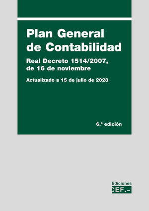 PLAN GENERAL DE CONTABILIDAD 2023.