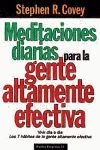 Meditaciones diarias para la gente altamente efectiva: vivir día a día : los 7 hábitos de la gente a