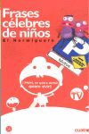 FRASES CÉLEBRES DE NIÑOS bolsillo