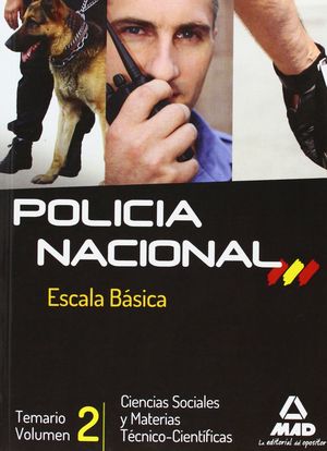 TEMARIO 2 POLICIA NACIONAL ESCALA BASICA