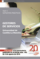 GESTORES DE SERVICIOS DE LA UNIVERSIDAD DE CASTILLA-LA MANCHA. TEST Y SUPUESTOS