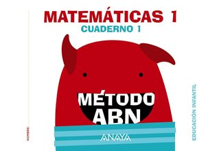 (19) EI 3AÑOS MATEMÁTICAS 1 ABN. NIVEL 1. CUADERNO 1.