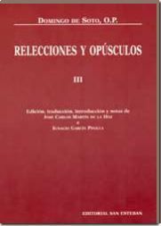 RELECCIONES Y OPÚSCULOS III