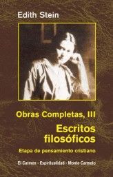 EDIHT STEIN. OBRAS COMPLETAS III