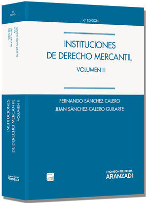 INSTITUCIONES DE DERECHO MERCANTIL. VOLUMEN II (PAPEL + E-BOOK)Ç