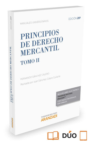 PRINCIPIOS DE DERECHO MERCANTIL TOMO II
