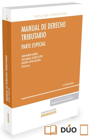 MANUAL DE DERECHO TRIBUTARIO. PARTE ESPECIAL (PAPEL+E-BOOK)