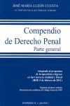 COMPENDIO DE DERECHO PENAL : PARTE GENERAL