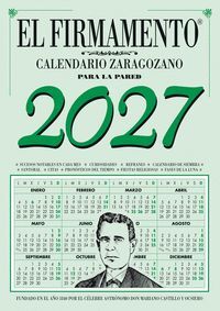 CALENDARIO ZARAGOZANO 2027 PARED FIRMAMENTO